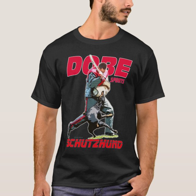 Camiseta Dobe ostenta Schutzhund (Frente)