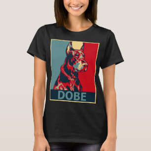 Camiseta Doberman Aestic Dog Portrabe Dobe Hope style T-