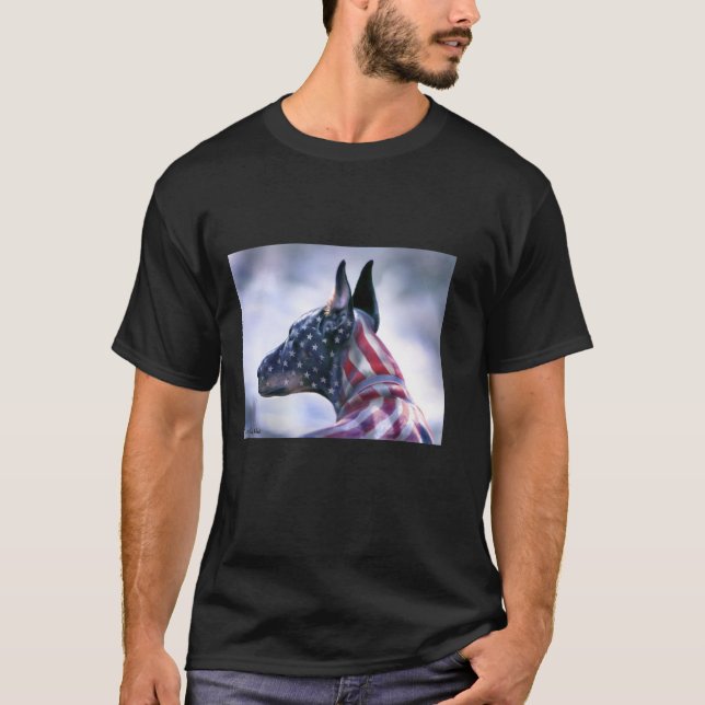 Camiseta Doberman americano do orgulho (Frente)