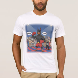 Camiseta Doberman Boxer Engraçado T-Shirt