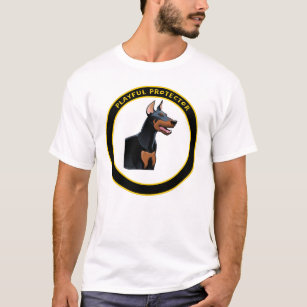 Camiseta Doberman Croped Ear Dobie Dog