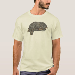 Camiseta Doberman de vista culpado triste