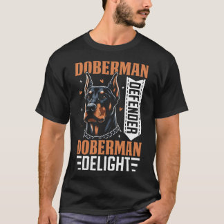 Camiseta Doberman Defender, Doberman Delight Dog