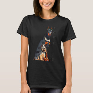 Camiseta Doberman Doberman Pinscher Cachorro Mãe Pai Pet P