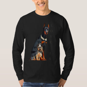 Camiseta Doberman Doberman Pinscher Cachorro Mãe Pai Pet P