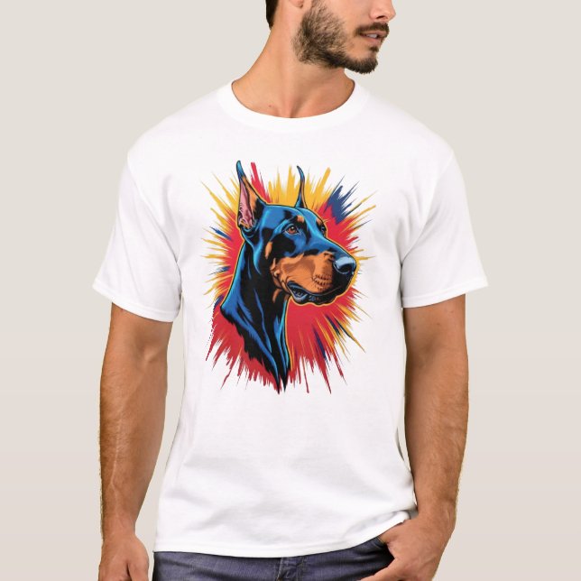Camiseta Doberman Dog (Frente)