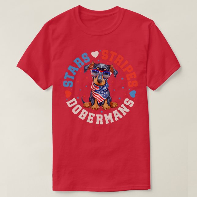 Camiseta Doberman Dog (Frente do Design)