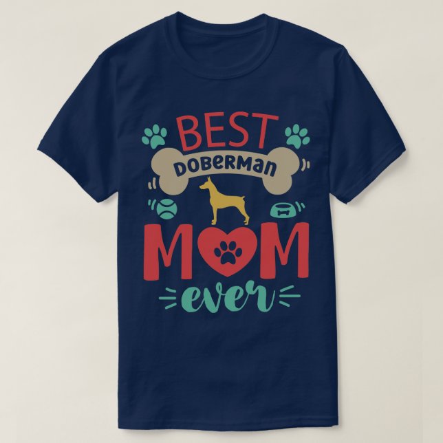 Camiseta Doberman Dog 1 (Frente do Design)