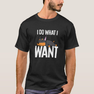 Camiseta Doberman Eu Faço O Que Eu Quero