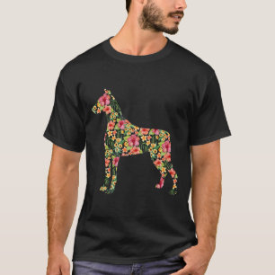 Camiseta Doberman Flower Doberman Doberman Funny Dobermans