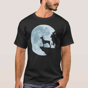Camiseta Doberman Full Moon Clever Cog Legal Proprietário P
