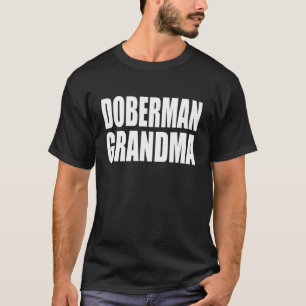 Camiseta Doberman Grandma