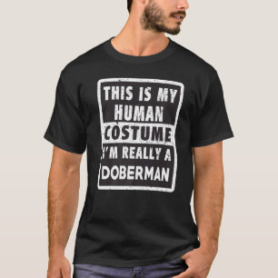 Camiseta Doberman Helloween Costume Doberman Costume