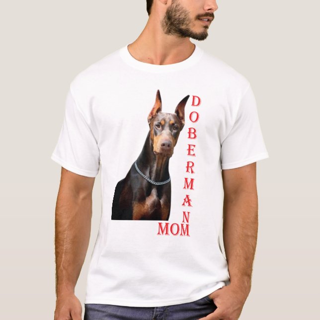 Camiseta Doberman Mãe (Frente)