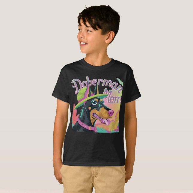 Camiseta Doberman Mãe (Frente Completa)
