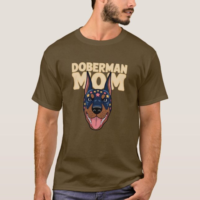Camiseta Doberman Mãe (Frente)