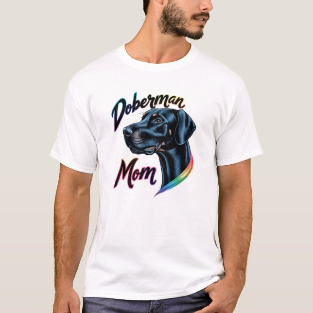 Camiseta Doberman Mãe (Frente)
