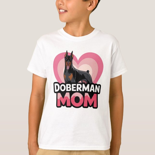 Camiseta Doberman Mãe (Frente)