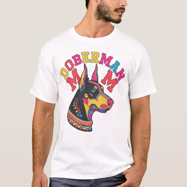 Camiseta Doberman Mãe (Frente)