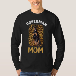 Camiseta Doberman, mãe, dono do cachorro Dobie, Dia de as m