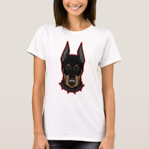 Camiseta Doberman Mascot Unisex Tee