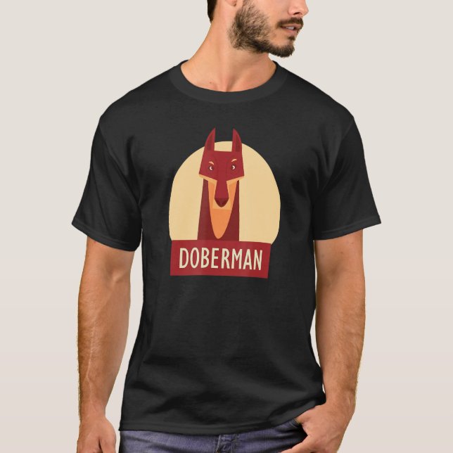 Camiseta Doberman Para Cachorro E Animais Em Qualquer Lugar (Frente)