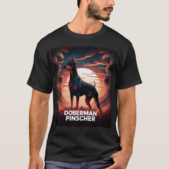 Camiseta Doberman Pinscher (Frente)