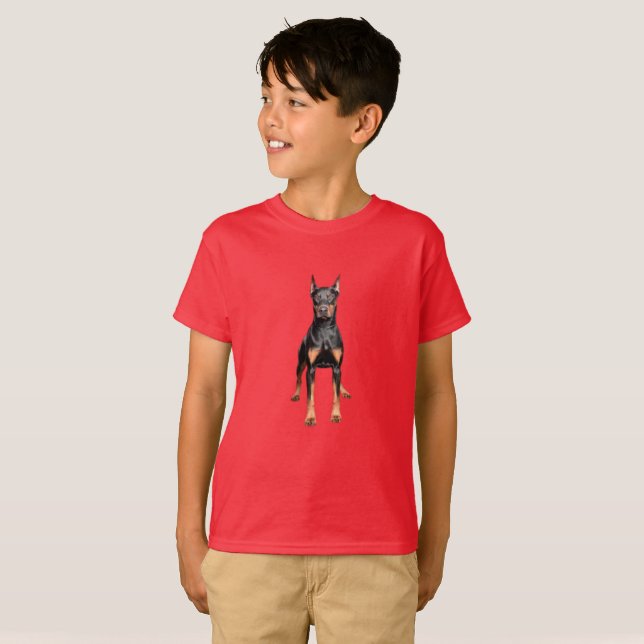 Camiseta Doberman Pinscher (Frente Completa)