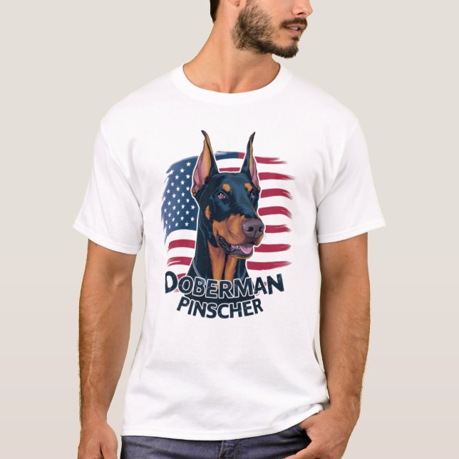 Camiseta Doberman Pinscher (Frente)