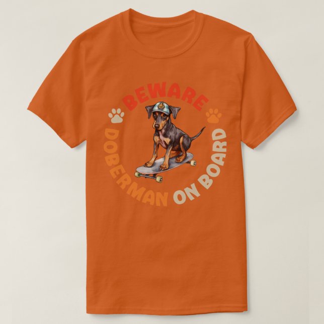 Camiseta Doberman Pinscher (Frente do Design)