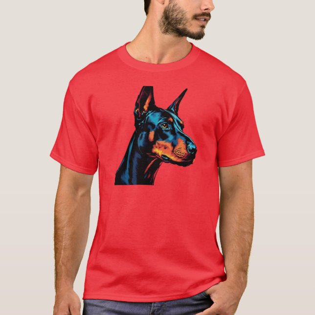 Camiseta Doberman Pinscher (Frente)