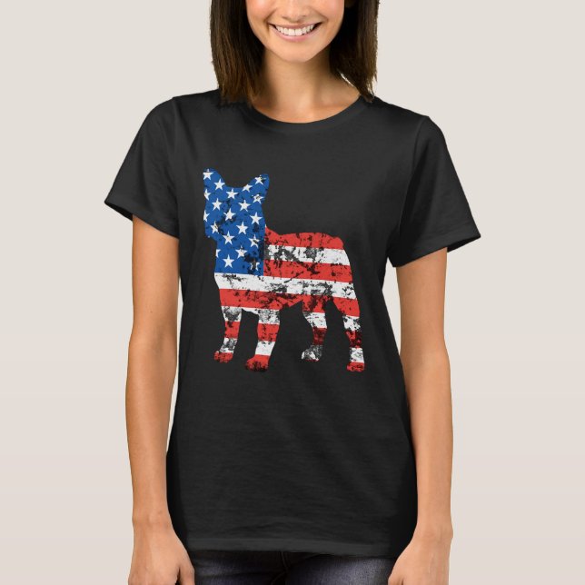 Camiseta Doberman Pinscher American Flag Incomodou Funny D (Frente)