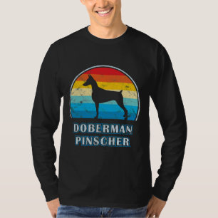 Camiseta Doberman Pinscher Design de Vintage