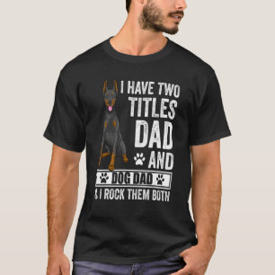 Camiseta Doberman Pinscher Dog Para Doberman Proprietário 1