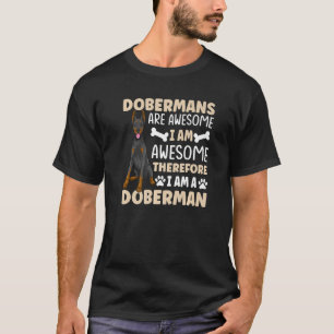 Camiseta Doberman Pinscher Dog Para O Proprietário Do Dober