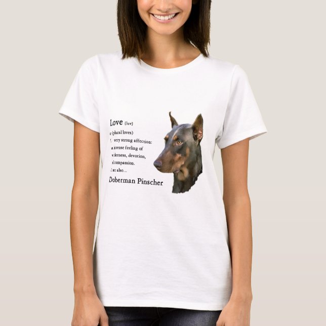 Camiseta Doberman Pinscher Gifts (Frente)