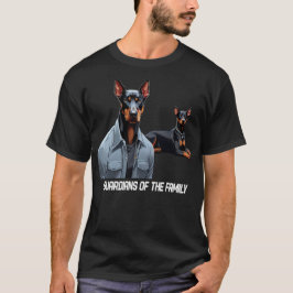 Camiseta Doberman Pinscher Guardiães Da Família
