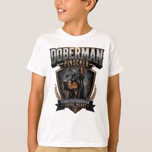 Camiseta Doberman Pinscher Guardião Destemido