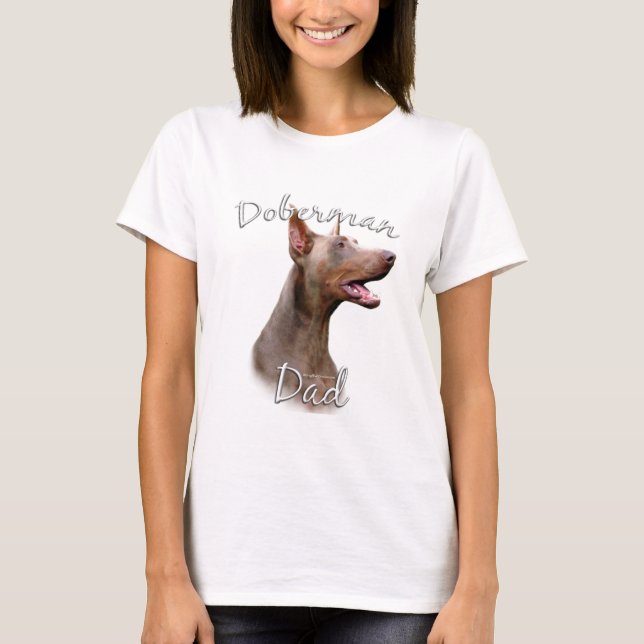 Camiseta Doberman Pinscher (Isabella) Pai 2 (Frente)
