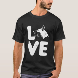 Camiseta Doberman Pinscher Love Head 981