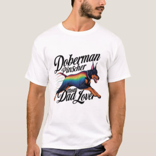 Camiseta Doberman Pinscher Mãe Pai Lover