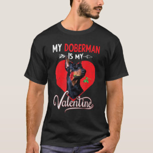Camiseta Doberman Pinscher Meu Cachorro É Meu Namorados Cac