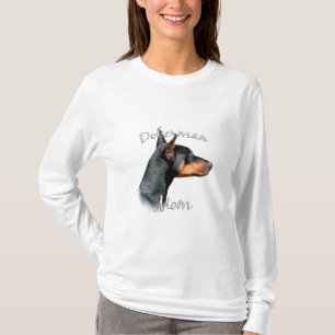 Camiseta Doberman Pinscher (preto) Mãe 2