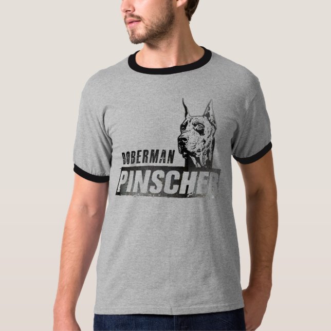 Camiseta Doberman Pinscher T-Shirt (Frente)