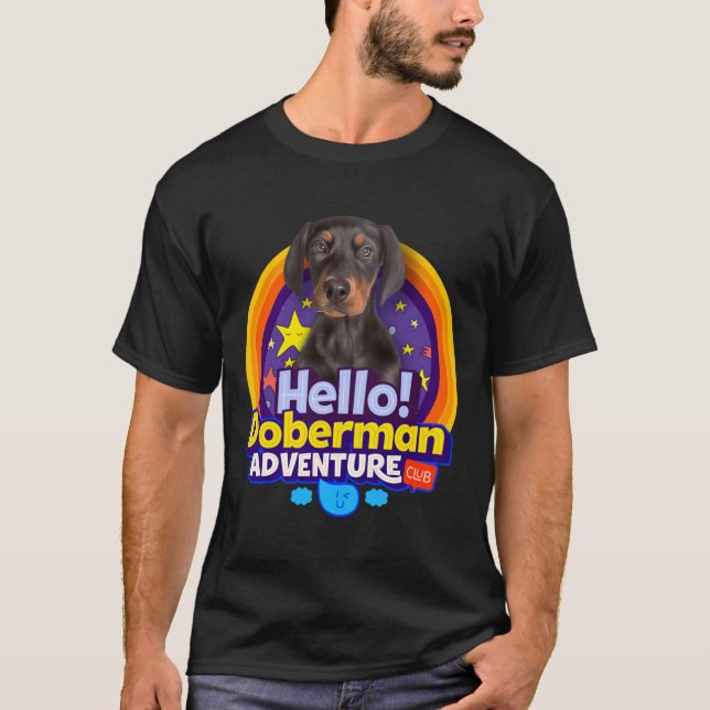 Camiseta Doberman Puppy Dog (Frente)
