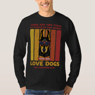 Camiseta Doberman Retro Dois Tipos De Pessoas