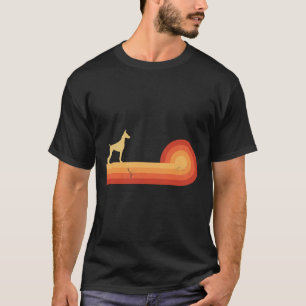 Camiseta Doberman Retro Vintage Sunset s for Men Women B