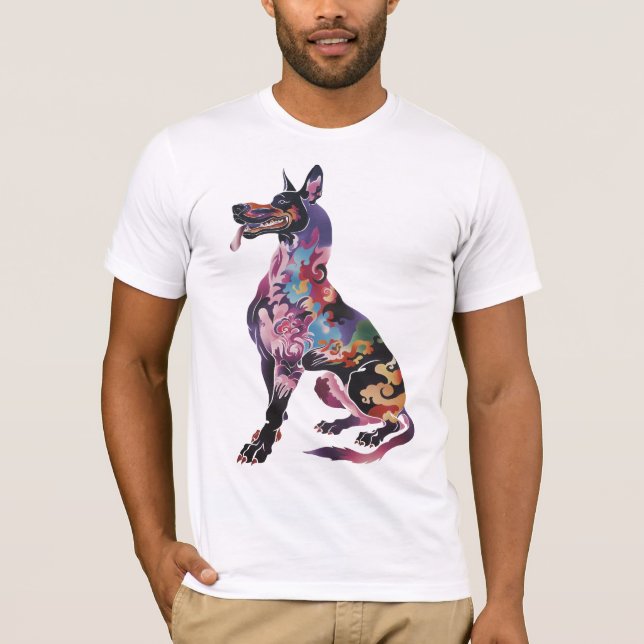 Camiseta Doberman tradicional (Frente)