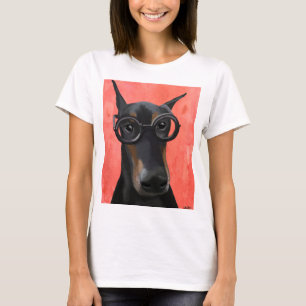Camiseta Doberman With Glasses