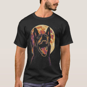 Camiseta Dobermann Agressivo Lua Cheia